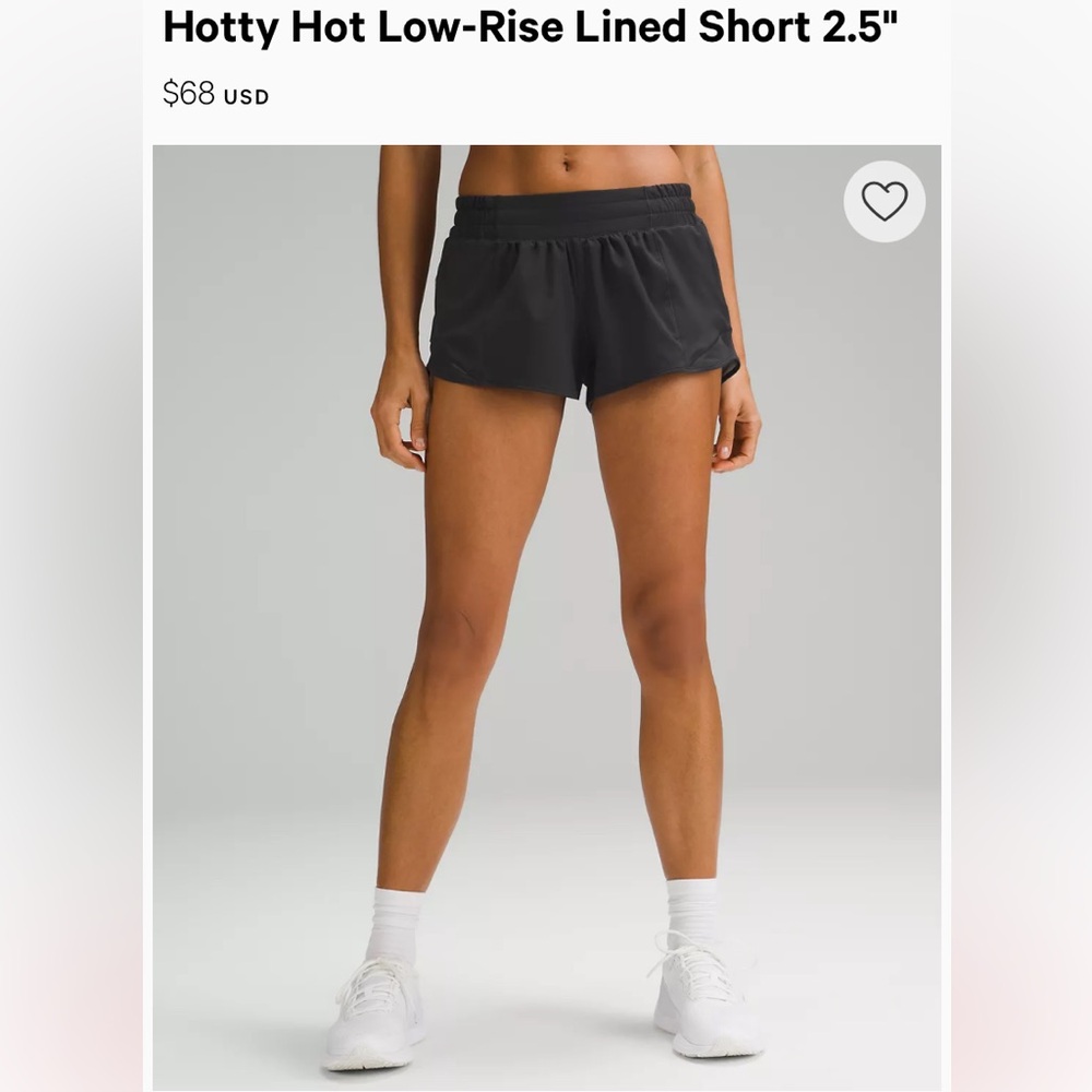 Hotty Hot Low-Rise Lined Short 2.5"